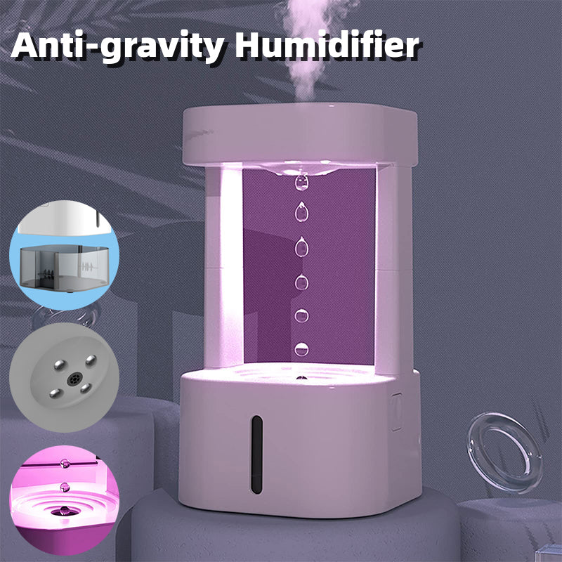 Anti-Gravity Water Drop Humidifier - 580 ml
