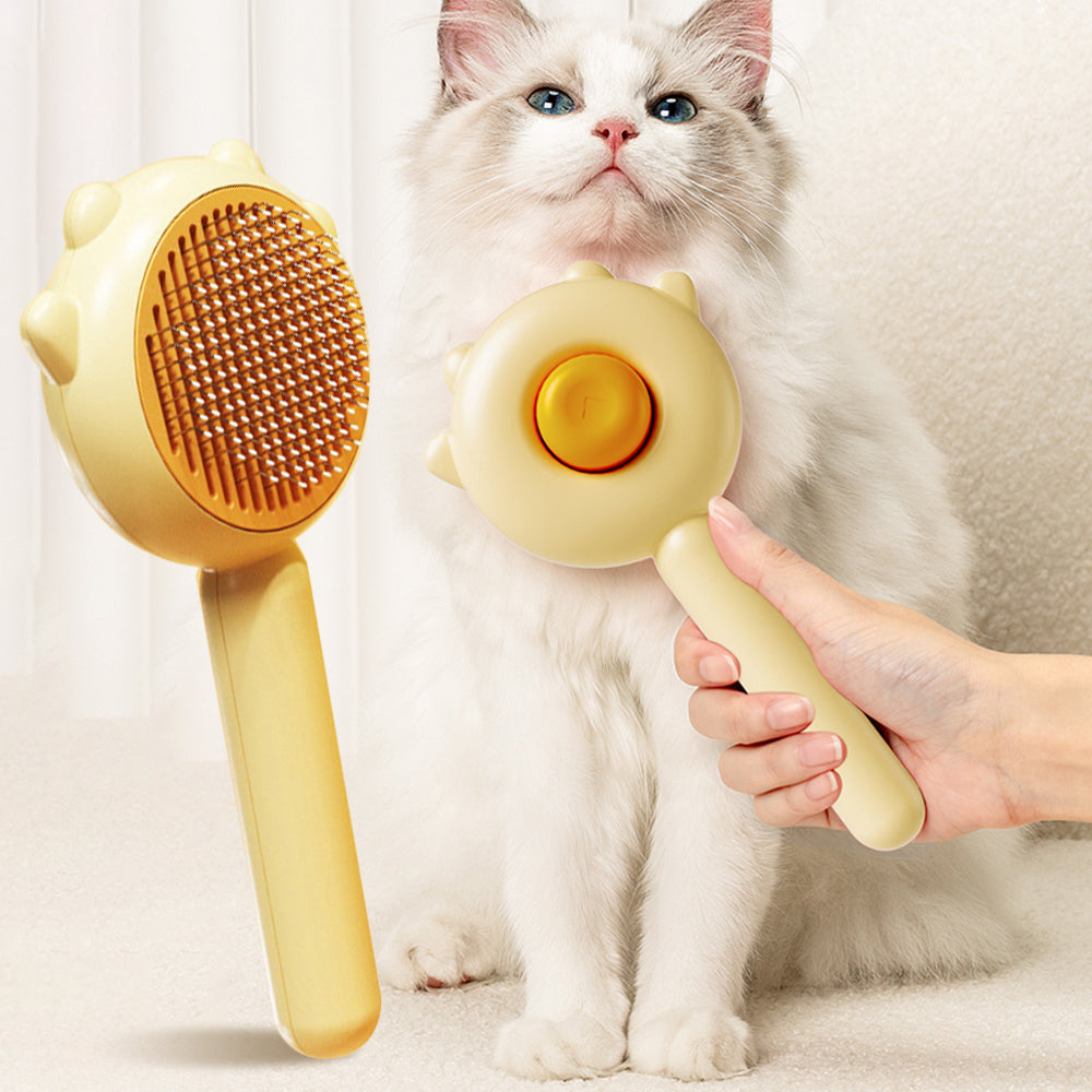 Magic Cat Massage Comb - Pet Hair Removal Brush & Scratcher for Cats and Dogs