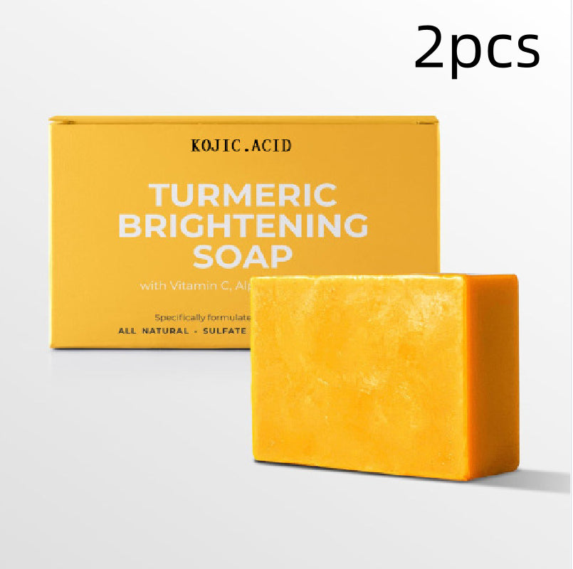 Turmeric Kojic Acid Soap - Brightening Handmade Face & Body Bar