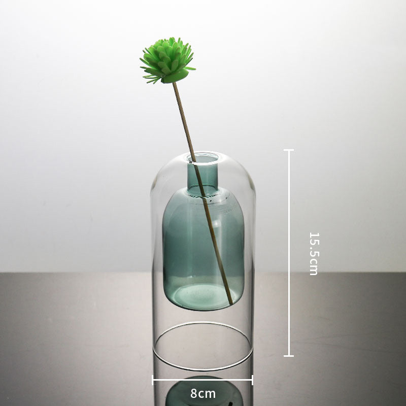 Modern Glass Vase - Home & Room Decor Flower Vase