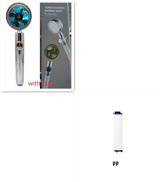 360° Rotating Water Saving Shower Head - High Pressure Rain Spray Nozzle