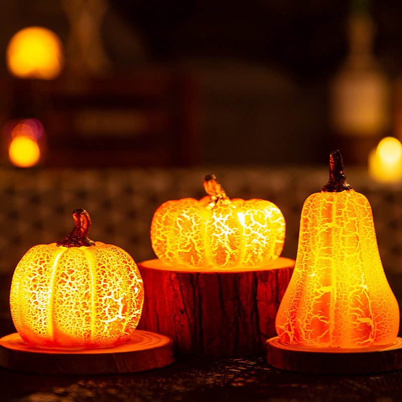 Halloween LED Pumpkin Candle Lantern