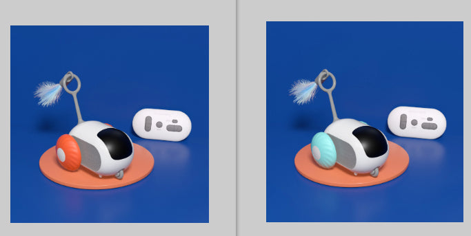 Remote Control Cat Car Toy - USB Rechargeable Interactive Chasing Toy for Cats