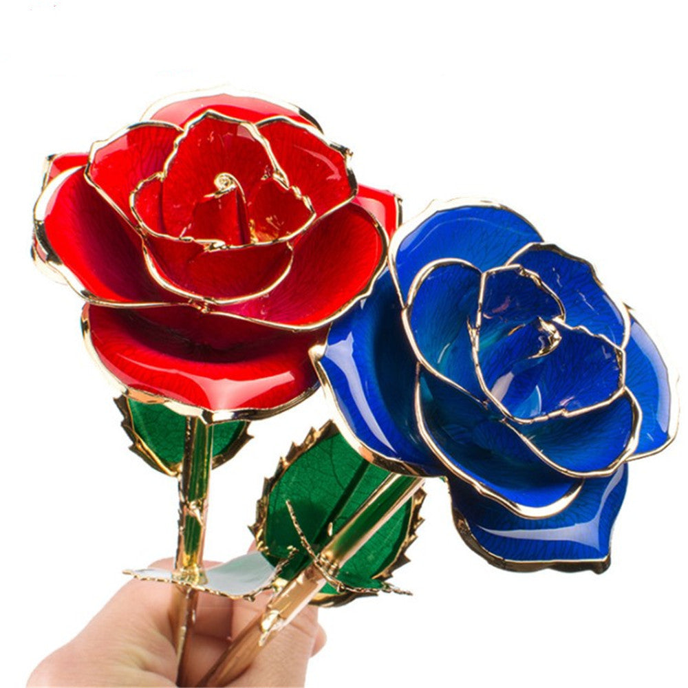 24K Gold-Plated Rose with Gift Box - Eternal Flower Valentine’s Day & Anniversary Gift