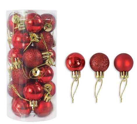 Christmas Decoration Shiny Matte Ball | Xmas Holiday Decor