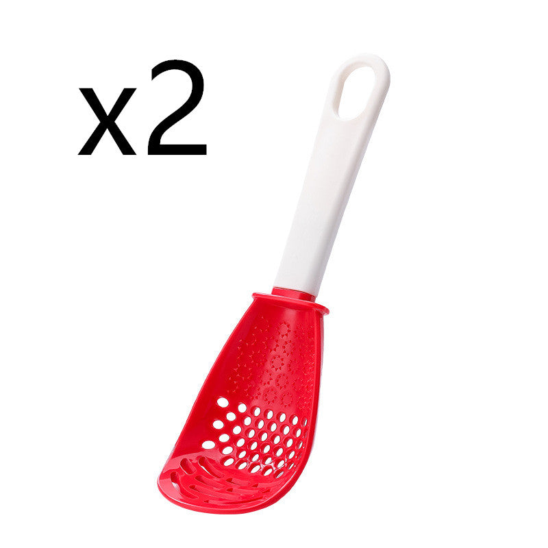 Multifunctional Slotted Spoon & Grinder - Kitchen Utensil
