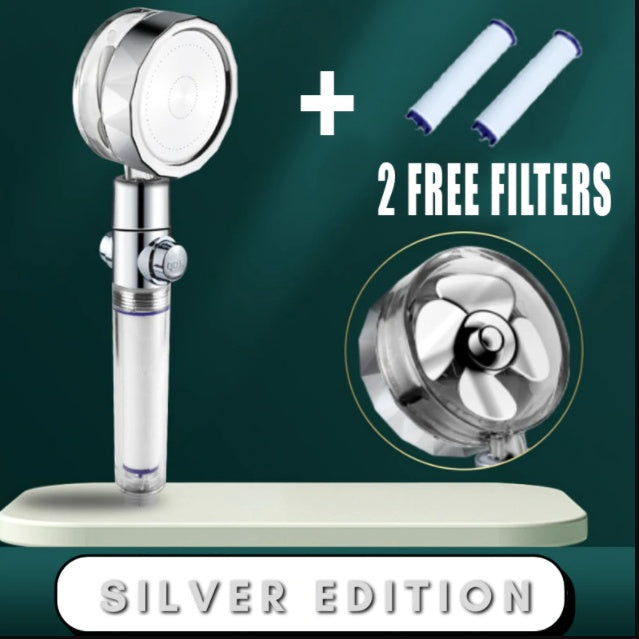 360° Rotating Water Saving Shower Head - High Pressure Rain Spray Nozzle