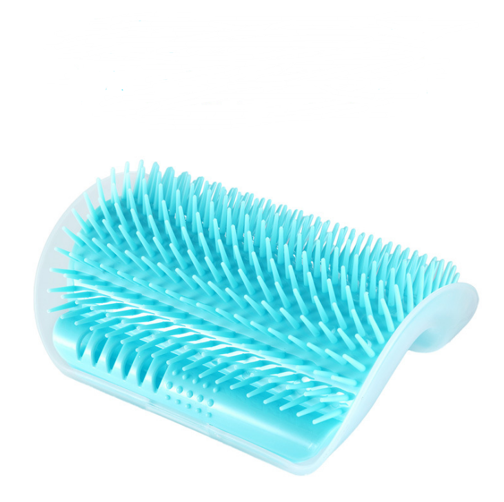 Cat Self-Grooming Corner Brush - Wall-Mounted Massage Comb for Cats