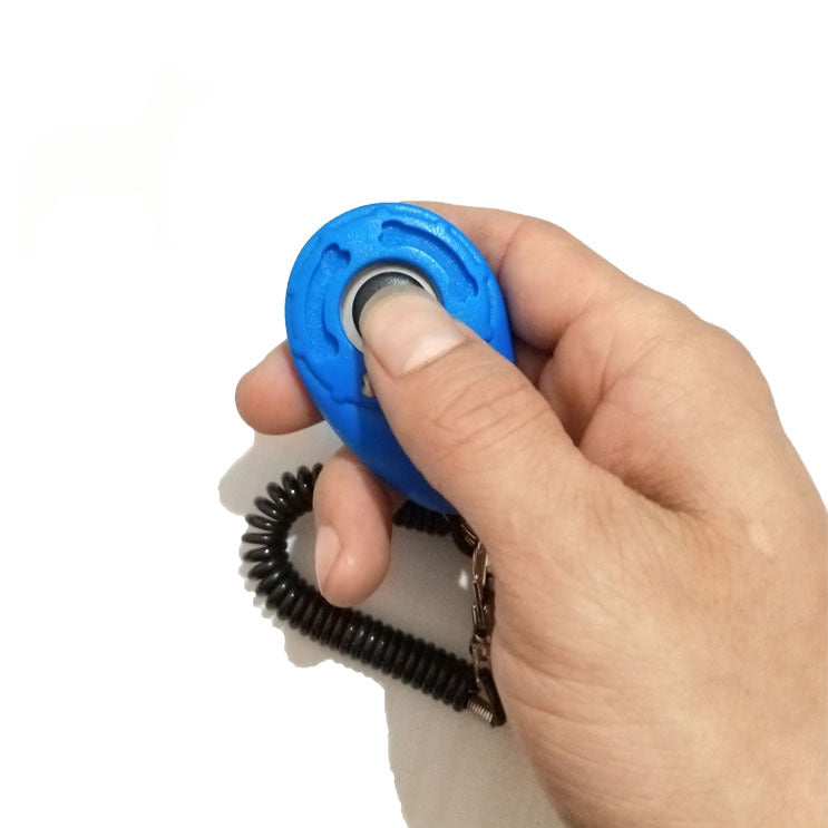 Dog Training Clicker - Positive Reinforcement Pet Training Tool with Wrist Strap