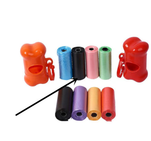 Dog Poop Bags - Leak-Proof Waste Bags on Rolls, 6 Colours