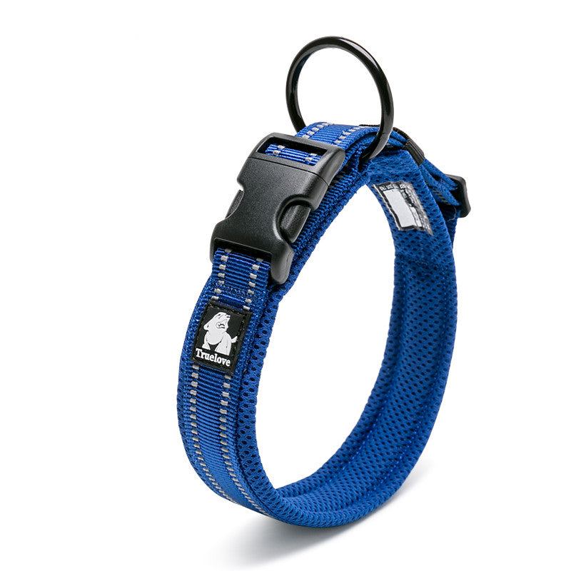 Heavy-Duty Tactical Dog Collar - Nylon Collar with Metal Buckle for Small to Large Dogs