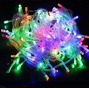 Christmas LED Fairy String Lights Multicolor Garland Beads Outdoor