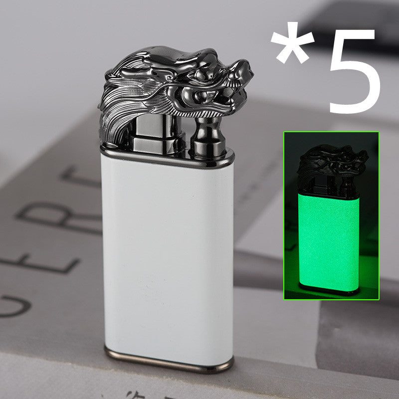 Crocodile and Dolphin Design Butane Lighter