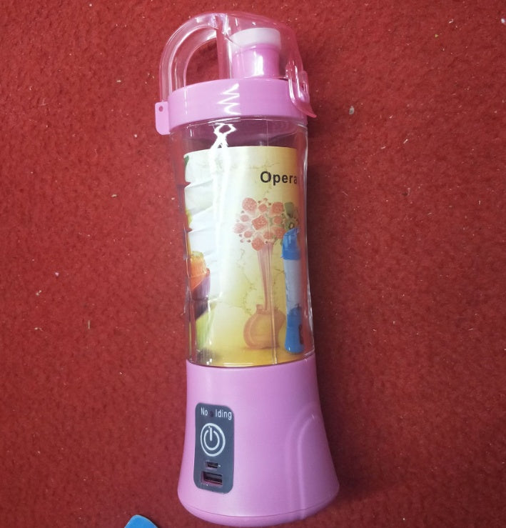 Portable Electric Handheld Fruit Juicer - USB Smoothie Blender