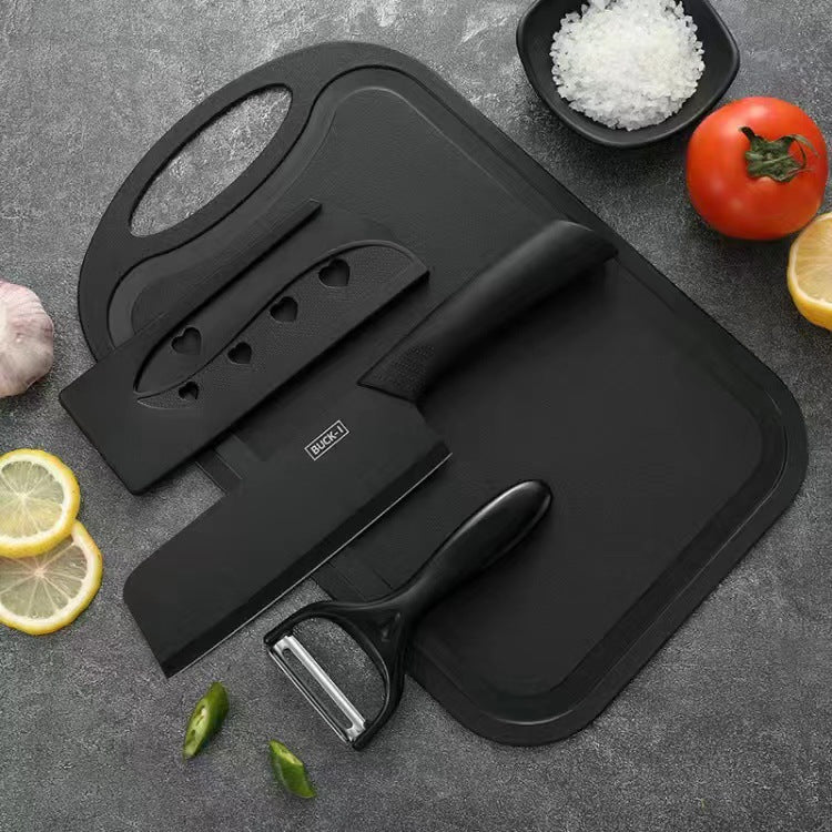 Stainless Steel Kitchen Knife Set - Chef Knives with Block