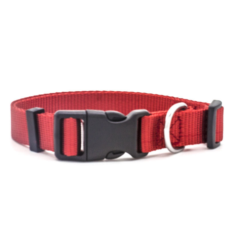 Adjustable Nylon Dog Collar - Durable Quick Release Collar for Dogs & Cats