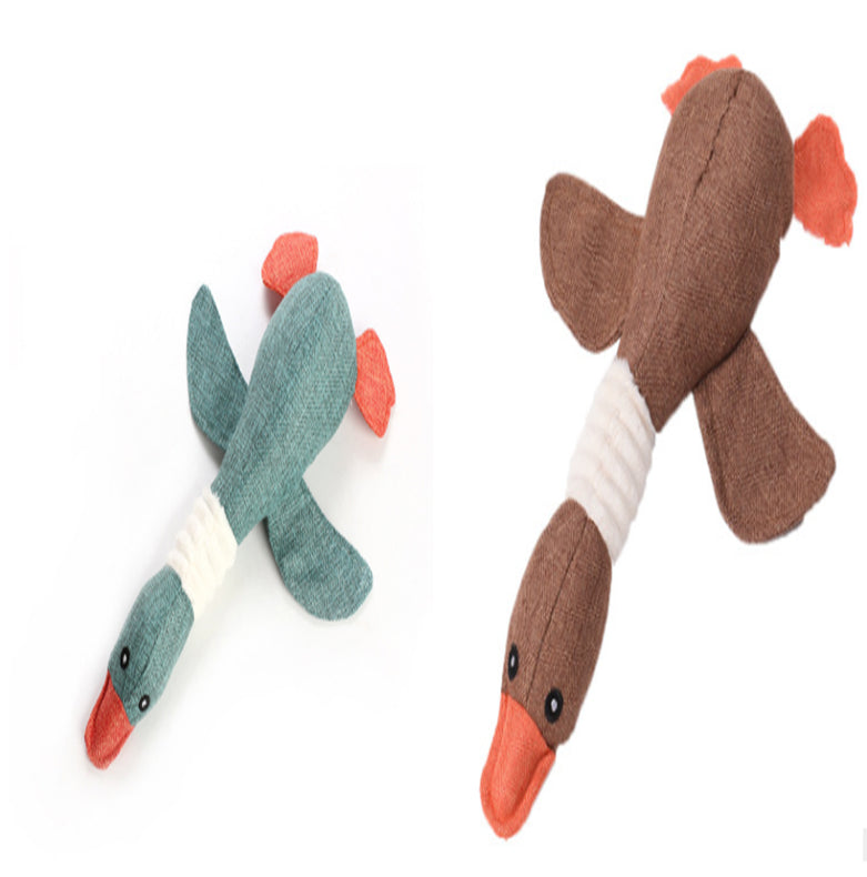 Squeaky Plush Dog Toys - Soft Animal Puzzle Chew Toys for Small & Medium Dogs