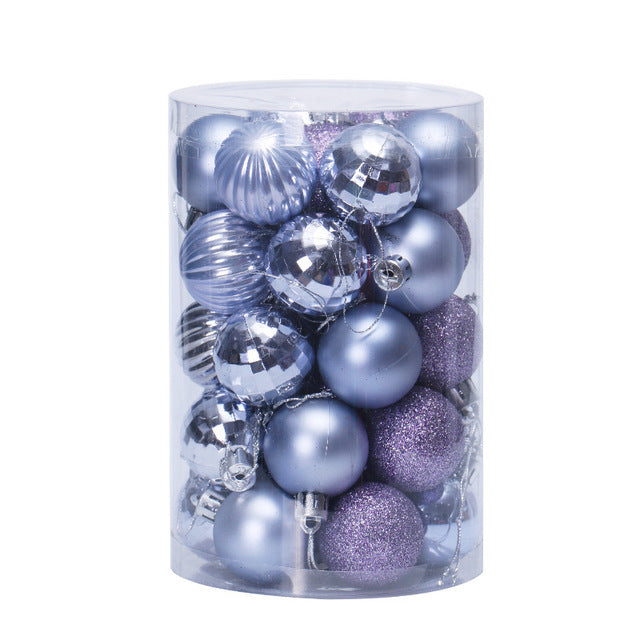 Christmas 34 Ball Set 4cm Ornaments | Xmas Holiday Decor