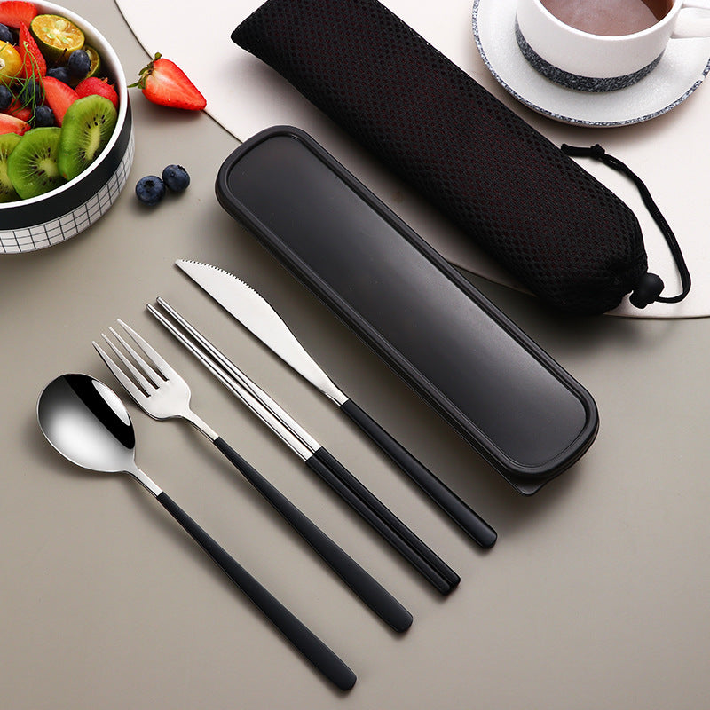 304 Dinnerware Set Flatware Kitchen Accessories Camping Travel Sets