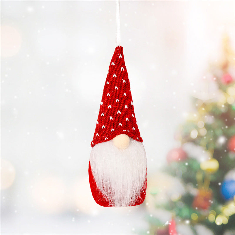 Christmas Decorations Knitted Small Pendant | Xmas Holiday Decor
