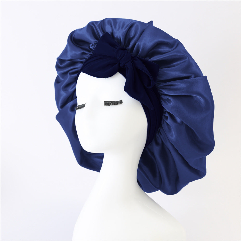 Satin Ribbon Round Hat Bow Imitation Silk Beauty and Hair Care