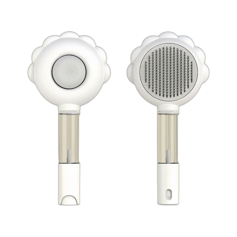 2-in-1 Self-Cleaning Spray Dog Brush - Pet Hair Remover Comb