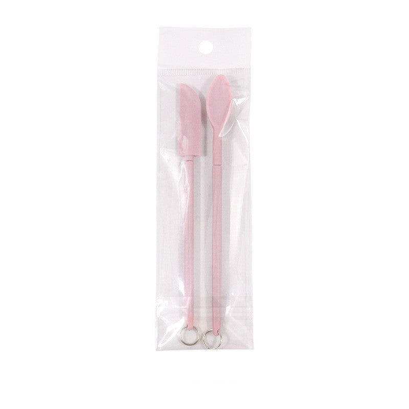 Mini Retractable Silicone Cosmetic Spatula - Beauty Bottle Scraper for Makeup & Skincare