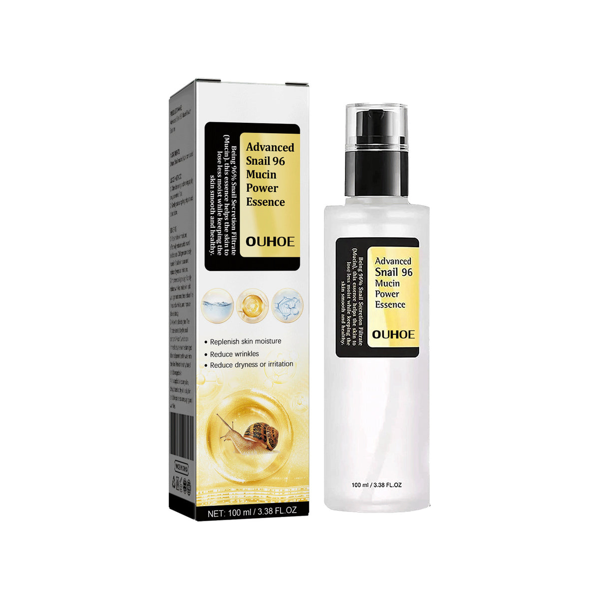 Snail Collagen Facial Serum - Hydrating Skin Care Essence
