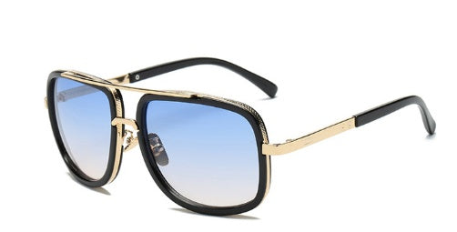 Flat Top Hot Square Sunglasses Men Women Luxury Brand Design Couple