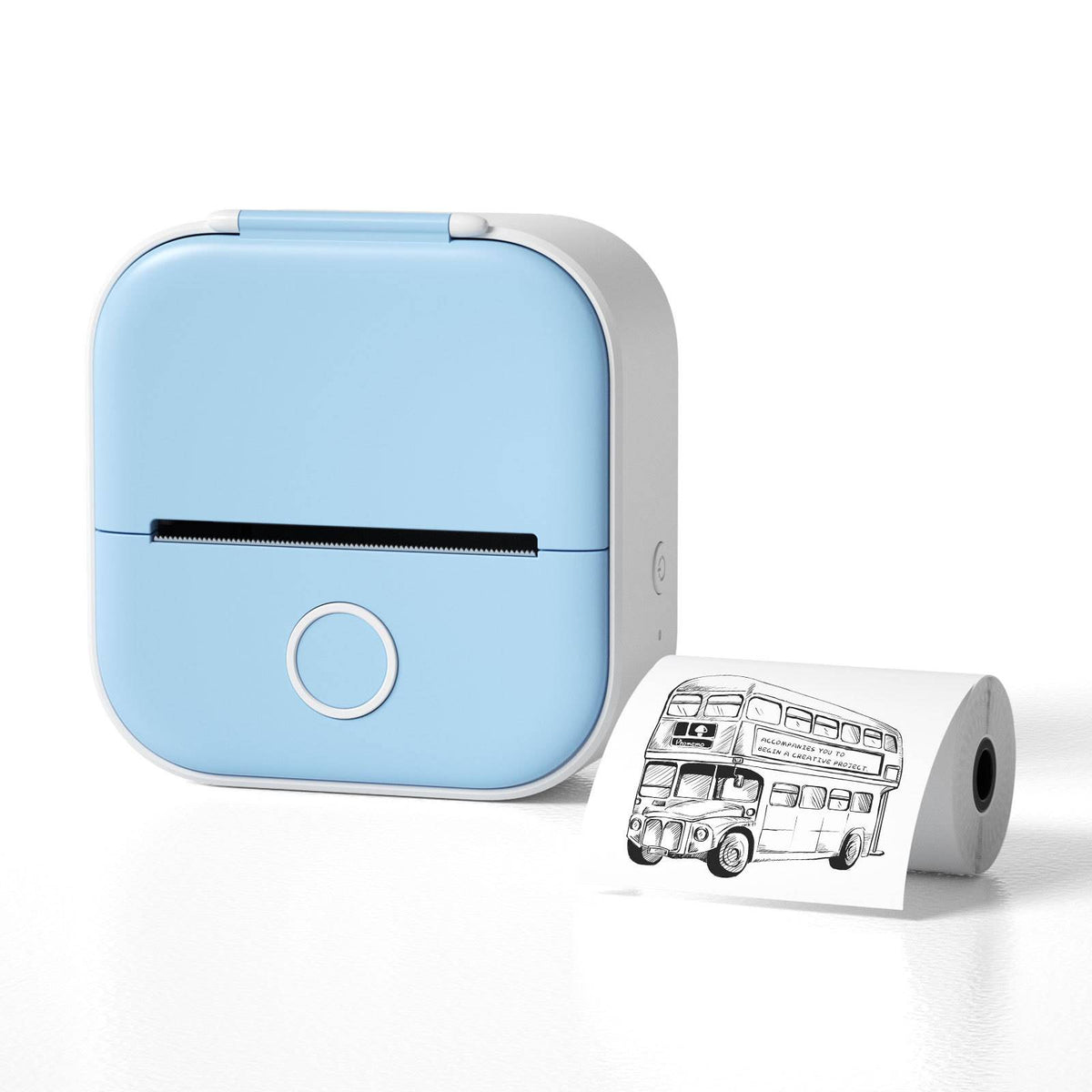 Mini Pocket Portable Printer - Bluetooth Photo & Label Printer