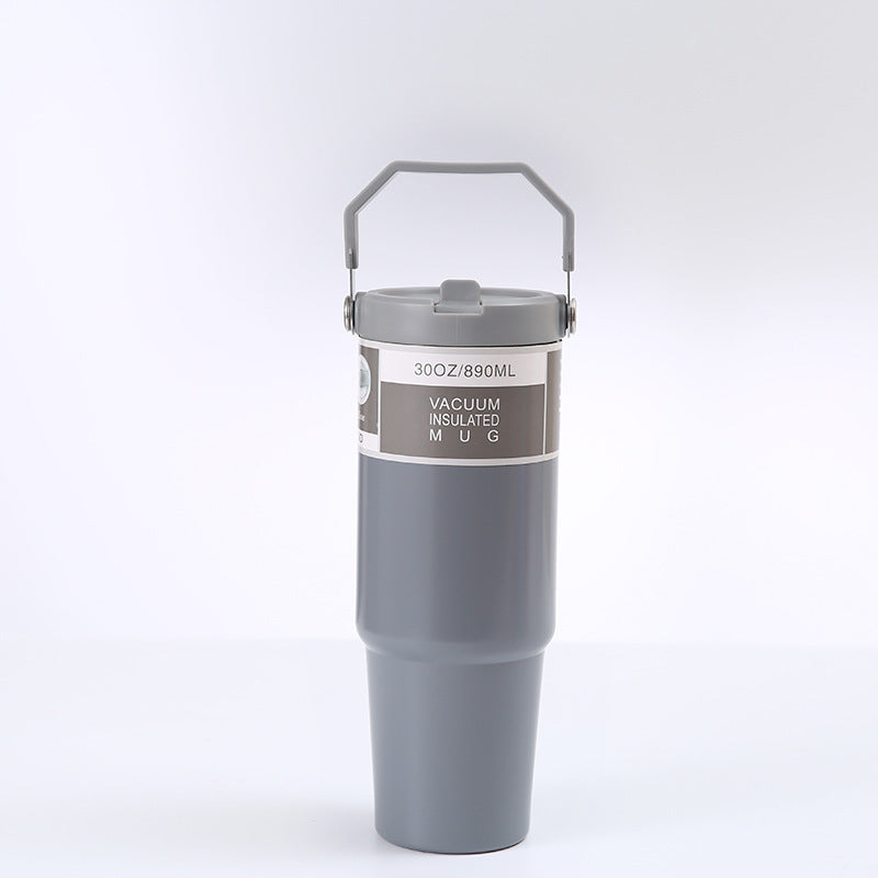 Portable Stainless Steel Car Travel Cup - Insulated Tumbler