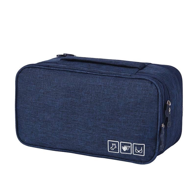 3-Layer Travel Makeup Bag - Multi-Function Cosmetic Organizer Case