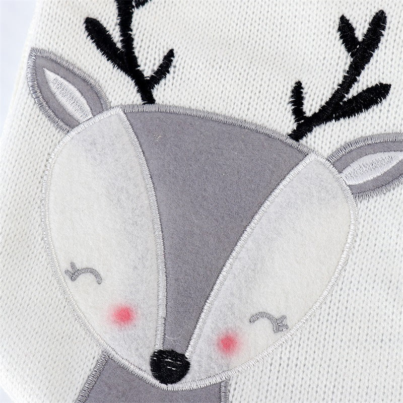 Christmas Fox Wool Gift Stockings | Xmas Holiday Decor