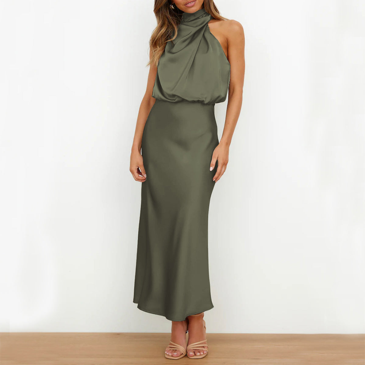 Summer Sleeveless Dress Fashion Elegant Evening Party Club Clothing
