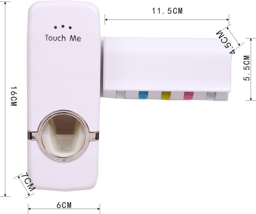 Bathroom Accessories Set - Soap Dispenser, Toothbrush Holder & Tray