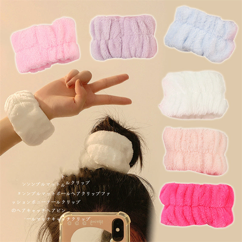 Microfiber Wrist Wash Bands - Absorbent Face Washing Wristbands to Prevent Drips