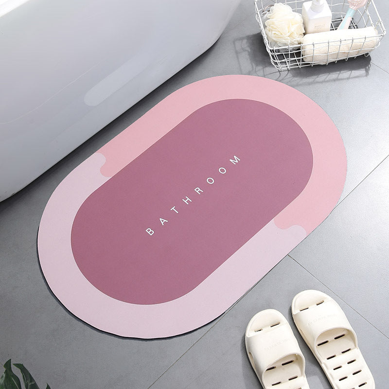 Super Absorbent Quick-Dry Bath Mat - Non-Slip Shower Rug
