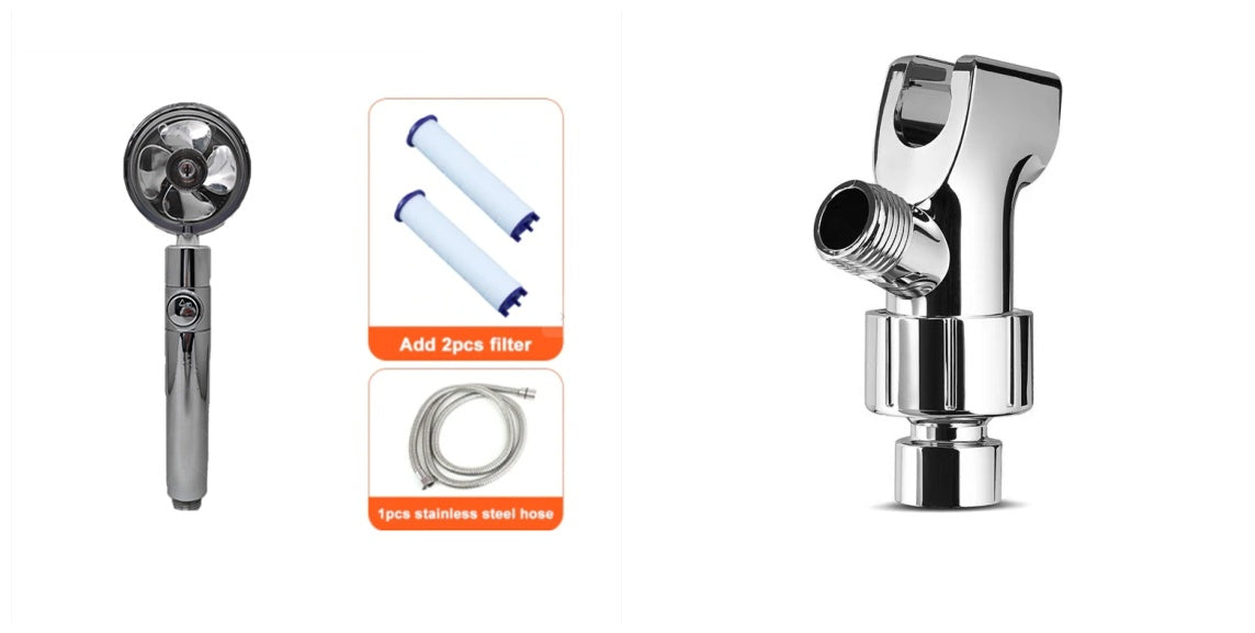 360° Rotating Water Saving Shower Head - High Pressure Rain Spray Nozzle