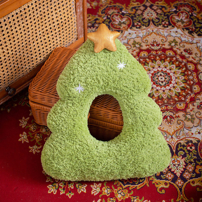 Christmas Plush Pillow Tree Decorative Gift Doll | Xmas Holiday Decor