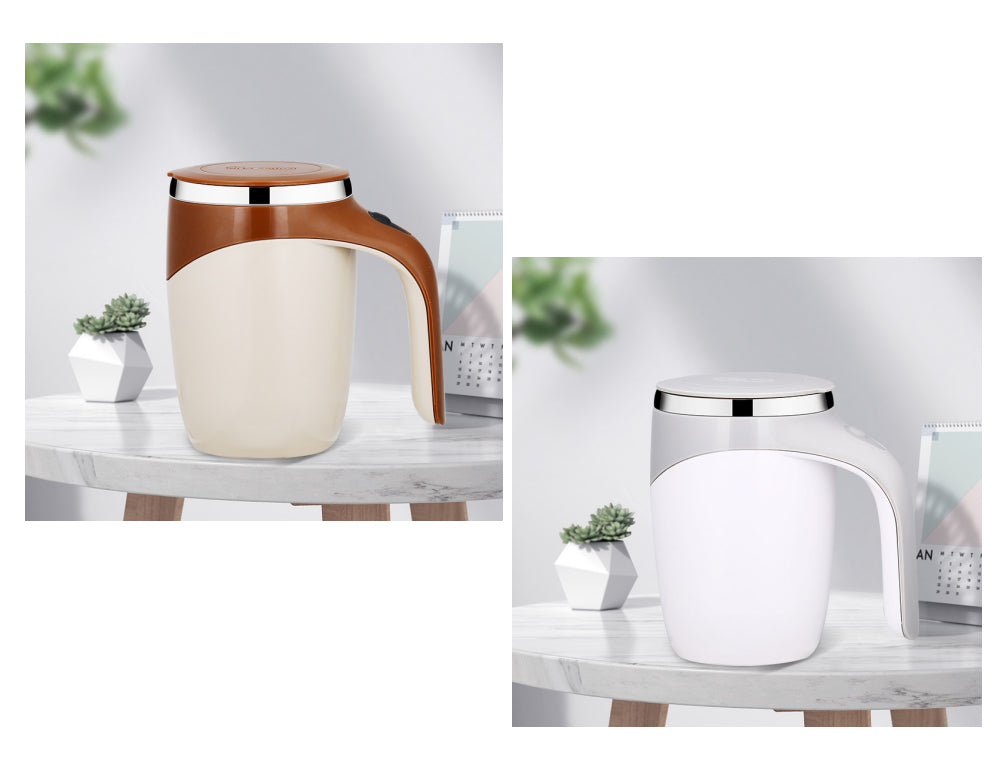 Automatic Self-Stirring Stainless Steel Mug