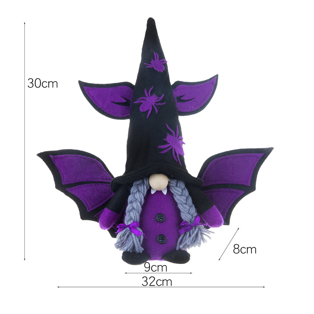Christmas Halloween Decorations Bat Vampire Faceless Old Man