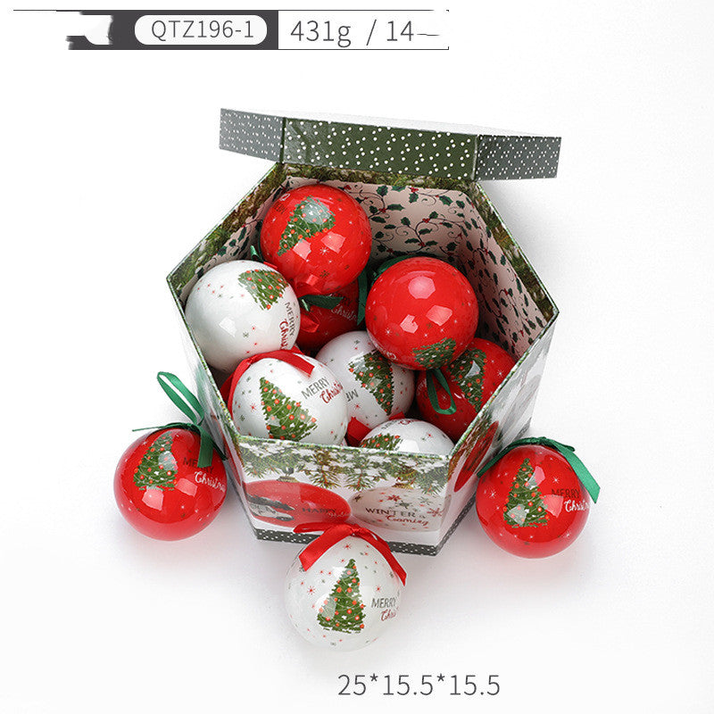 Christmas Gift Box with Tree Decoration Pendant | Xmas Holiday Decor