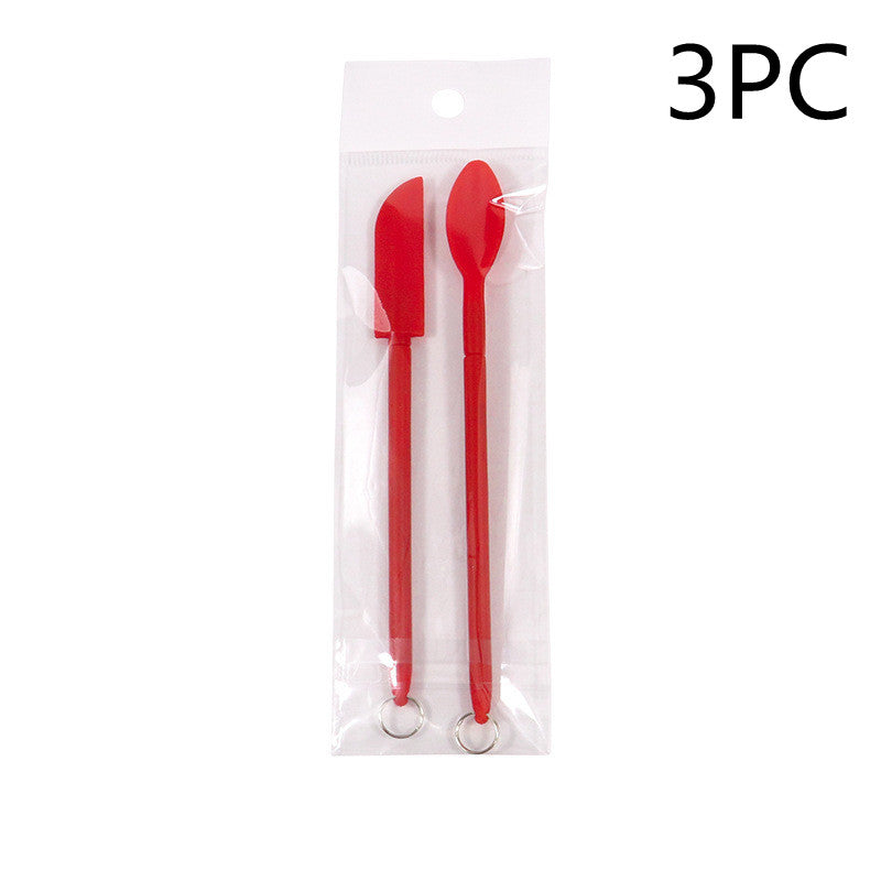 Mini Retractable Silicone Cosmetic Spatula - Beauty Bottle Scraper for Makeup & Skincare