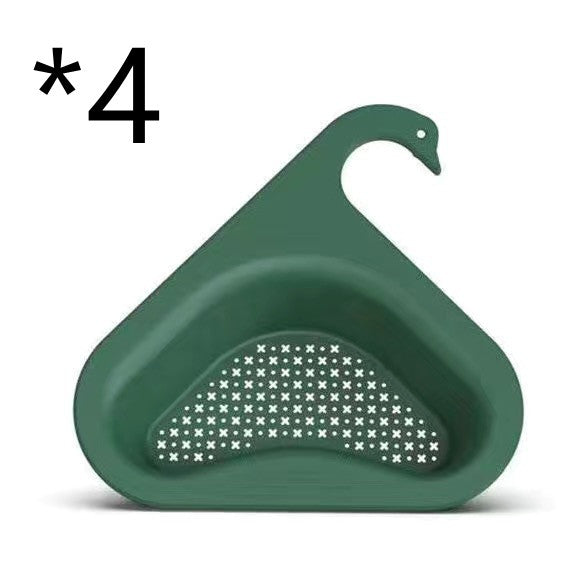 Hanging Swan Kitchen Drainer - Multifunctional Sink Sponge & Dish Rack