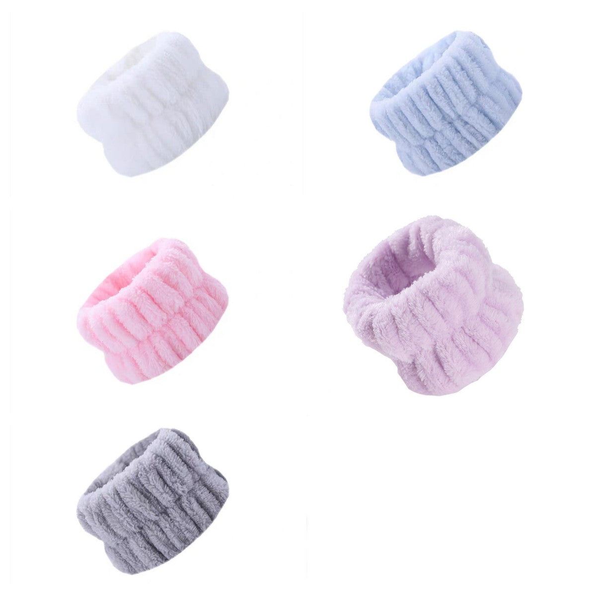Microfiber Wrist Wash Bands - Absorbent Face Washing Wristbands to Prevent Drips