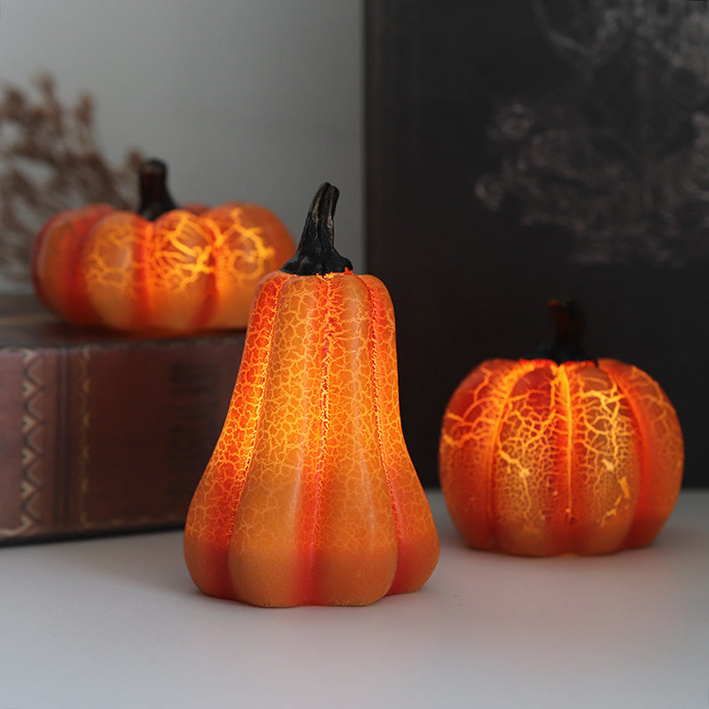 Halloween LED Pumpkin Candle Lantern