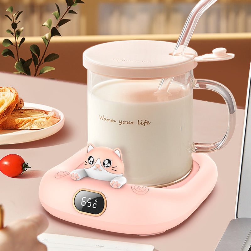 Home Office Cute Pet Constant Temperature Cup Warming Holder Winter