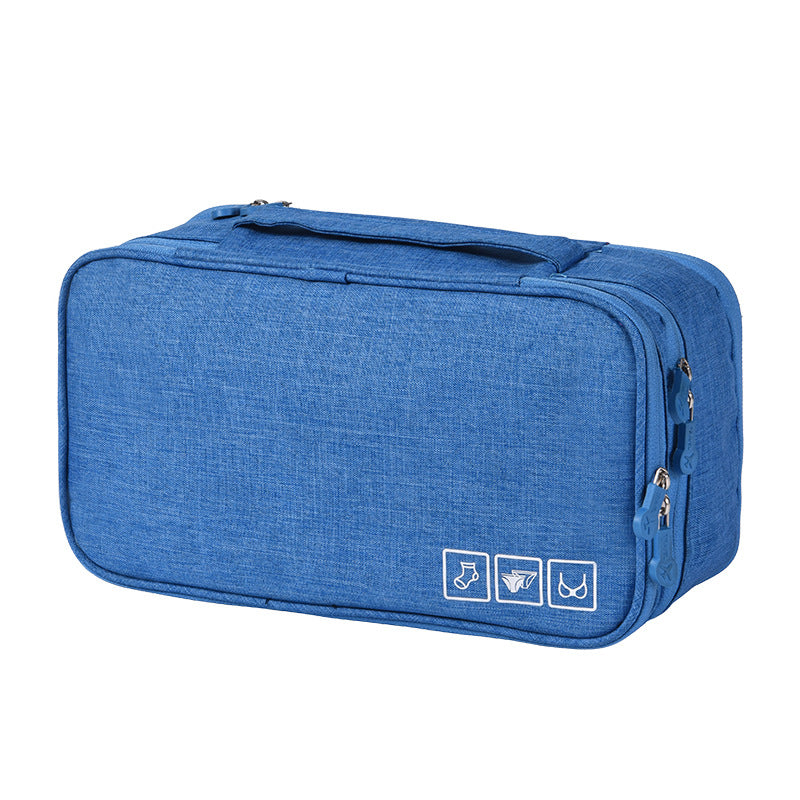 3-Layer Travel Makeup Bag - Multi-Function Cosmetic Organizer Case