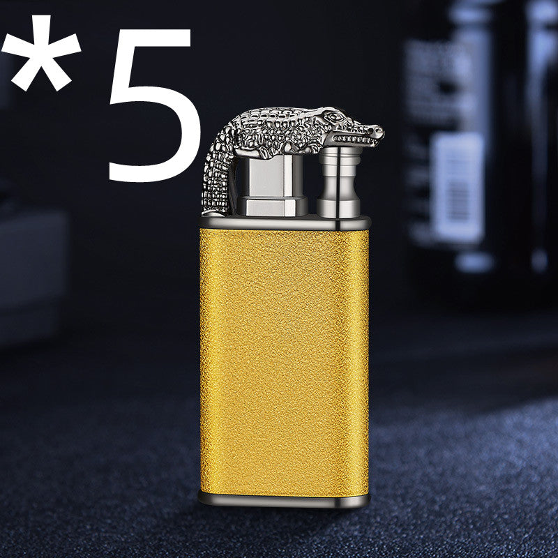 Crocodile and Dolphin Design Butane Lighter
