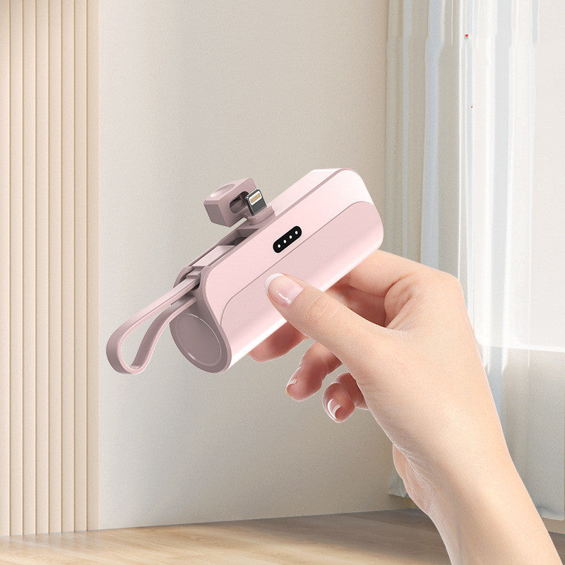 Mini Capsule Wireless Power Bank - Pocket Portable Phone Charger